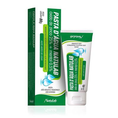 Pasta D'Água Com Mentol Natulab 80G